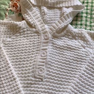 Youth White Heavy Knit Sweater (14/16 yrs)